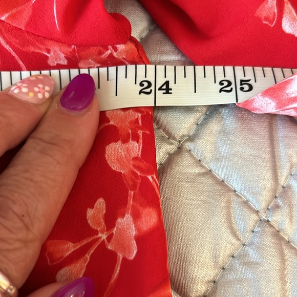 INC floral peplum top - Picture 6 of 7